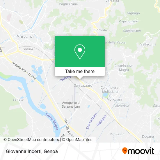 Giovanna Incerti map