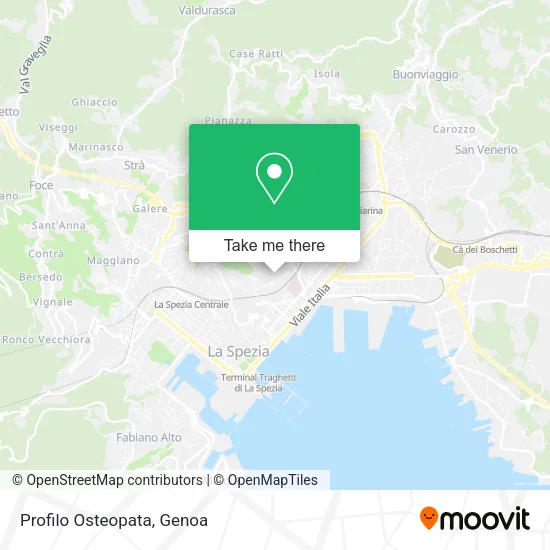 Profilo Osteopata map