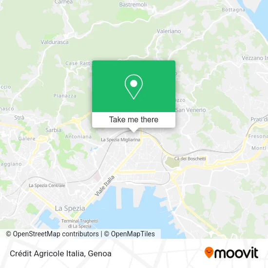 Crédit Agricole Italia map