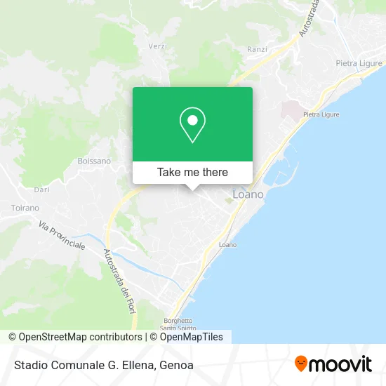 Stadio Comunale G. Ellena map