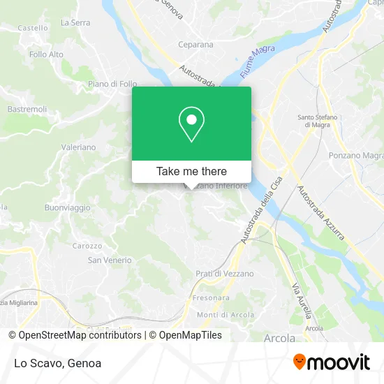 Lo Scavo map