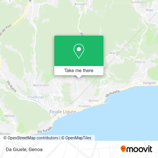 Da Giuele map