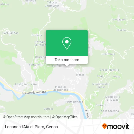 Locanda l'Aia di Piero map