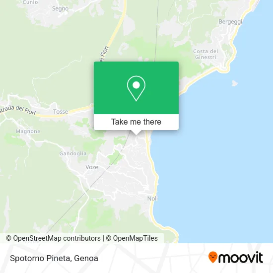 Spotorno Pineta map