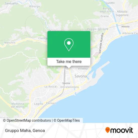 Gruppo Maha map