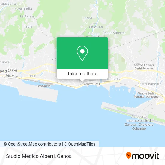 Studio Medico Alberti map