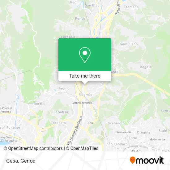 Gesa map