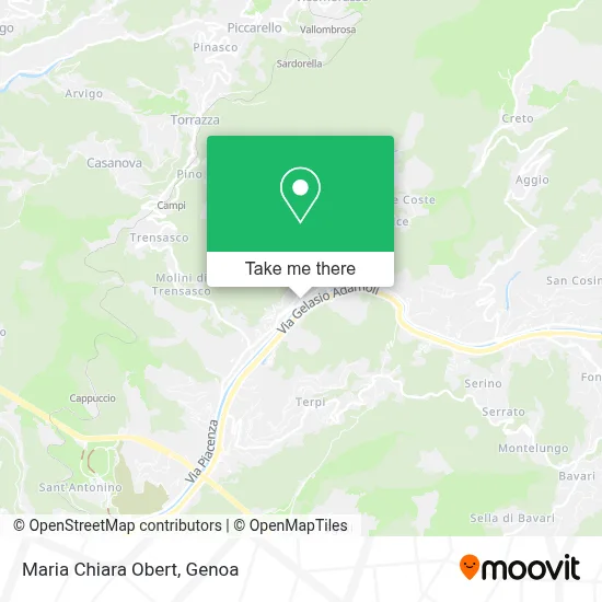 Maria Chiara Obert map