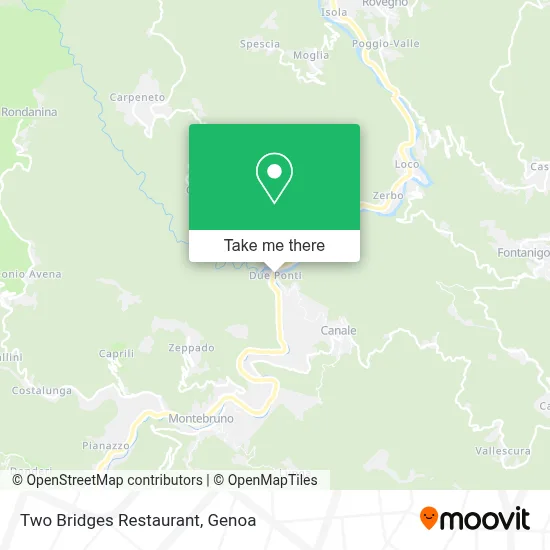 Two Bridges Restaurant map