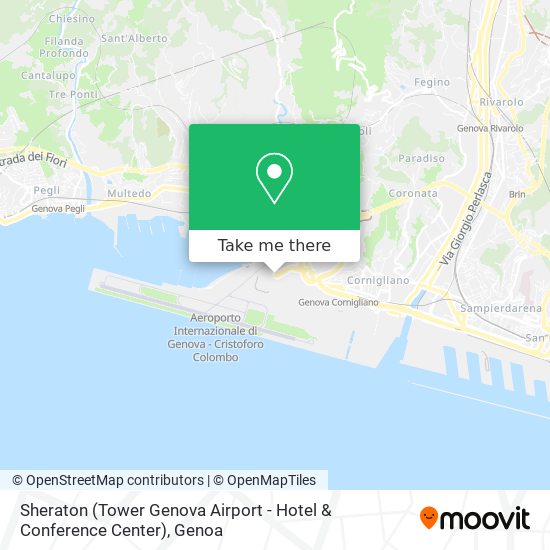 Sheraton (Tower Genova Airport - Hotel & Conference Center) map