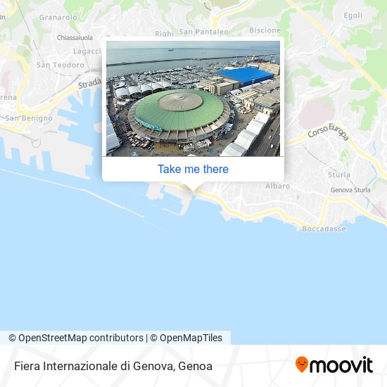 Fiera Internazionale di Genova map