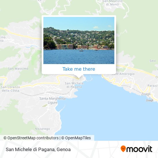 How to get to San Michele di Pagana in Rapallo by Train or Bus