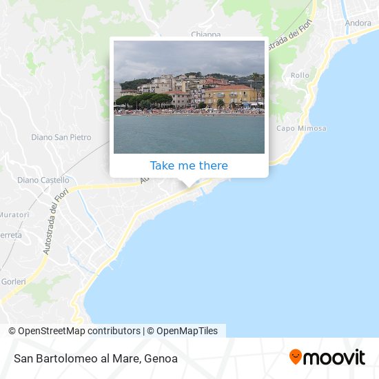 San Bartolomeo al Mare map