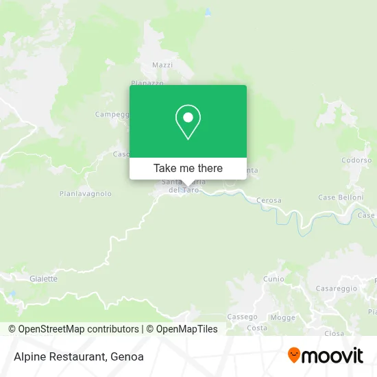 Alpine Restaurant map
