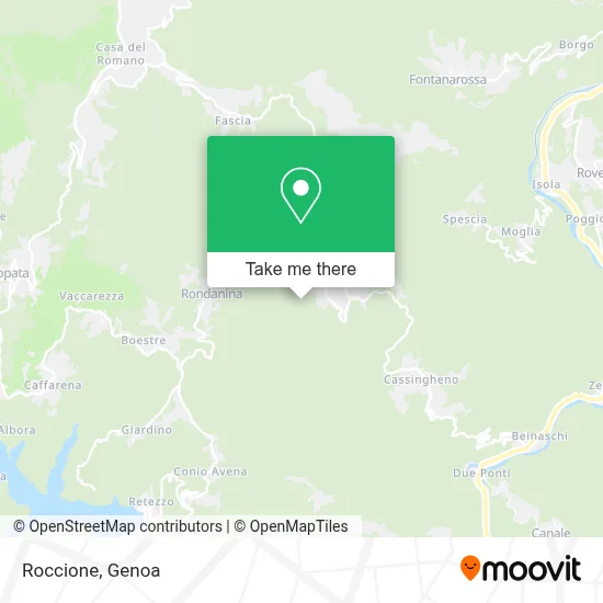 Roccione map