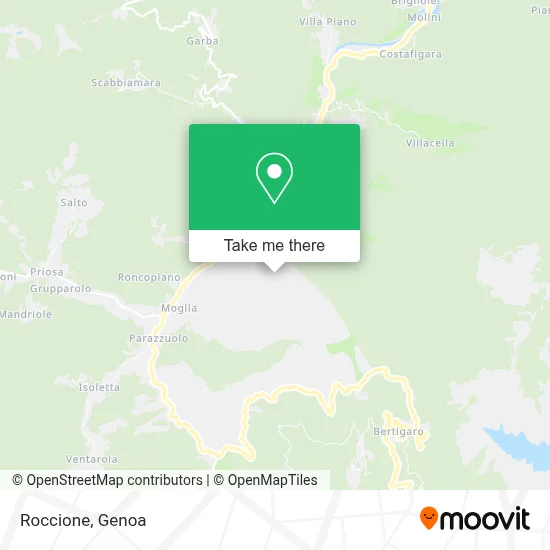 Roccione map