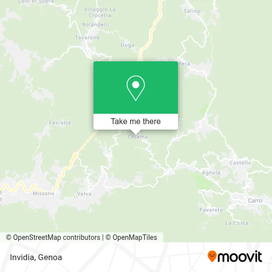 Invidia map