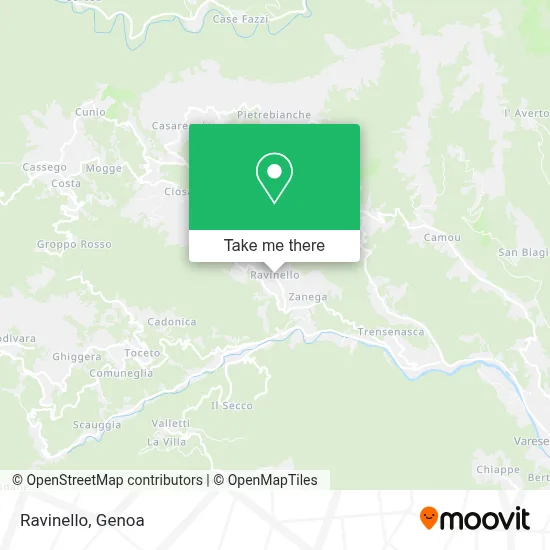 Ravinello map