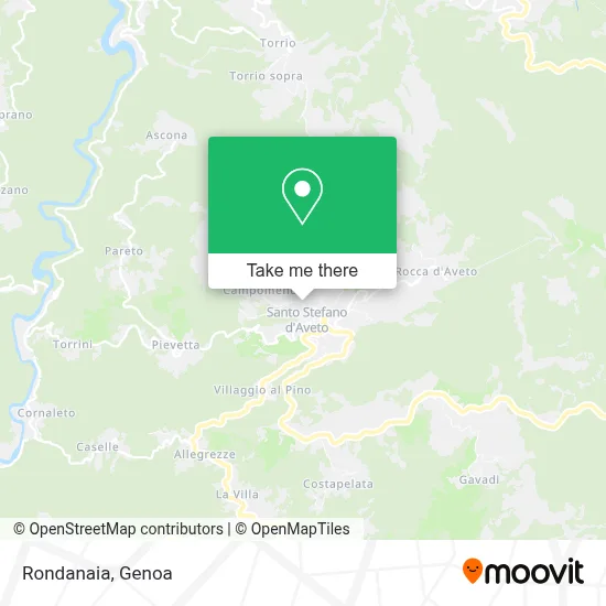 Rondanaia map
