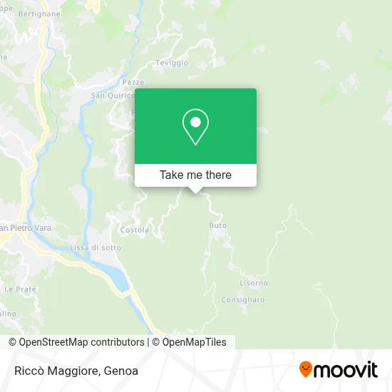 Riccò Maggiore map