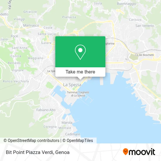 Bit Point Piazza Verdi map