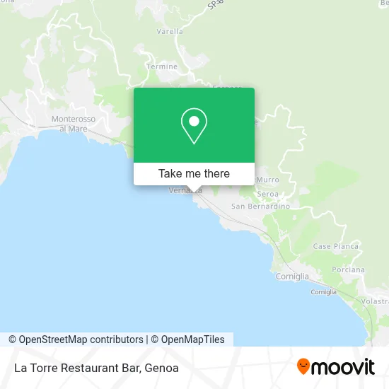 La Torre Restaurant Bar map