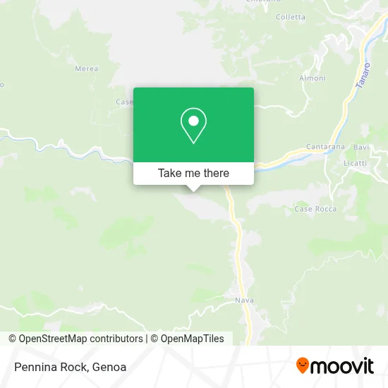 Pennina Rock map