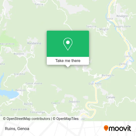 Ruins map
