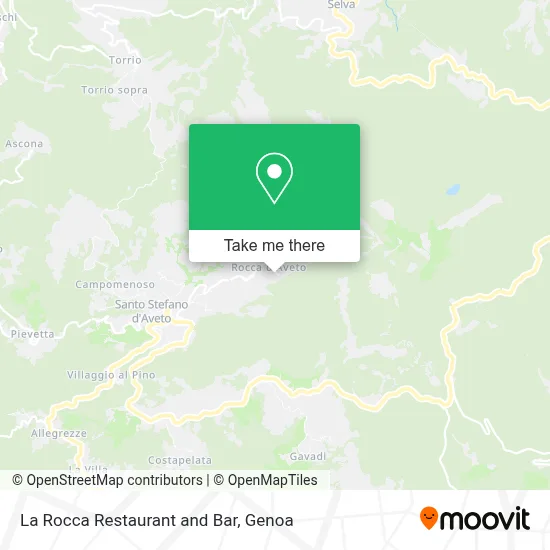 La Rocca Restaurant and Bar map