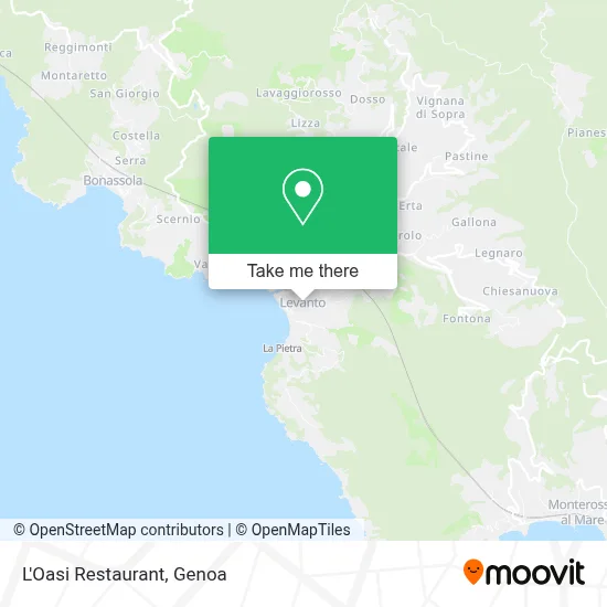 L'Oasi Restaurant map