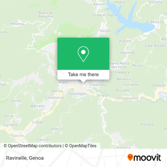 Ravinelle map