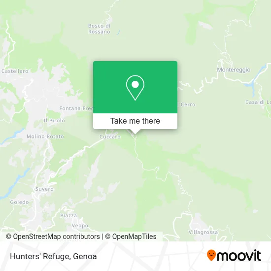 Hunters' Refuge map