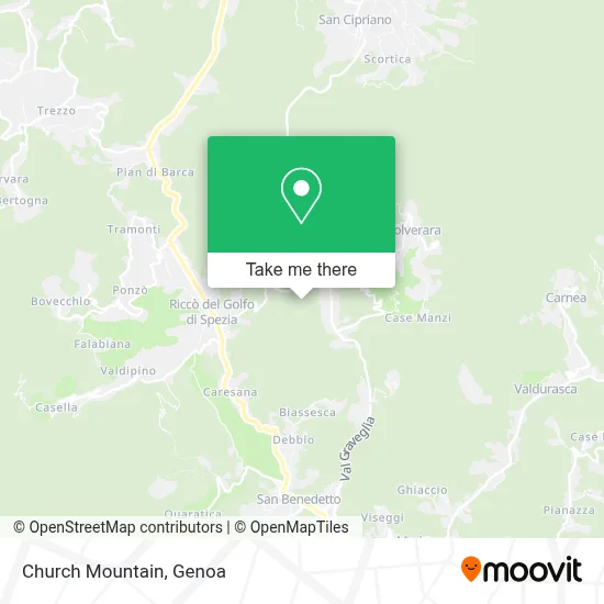 Church Mountain map
