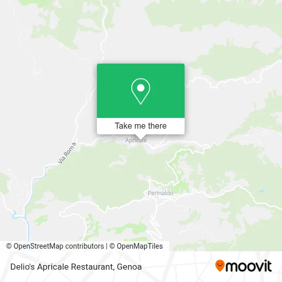 Delio's Apricale Restaurant map