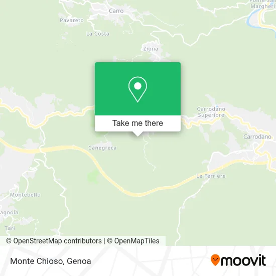Monte Chioso map
