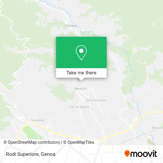 Rodi Superiore map