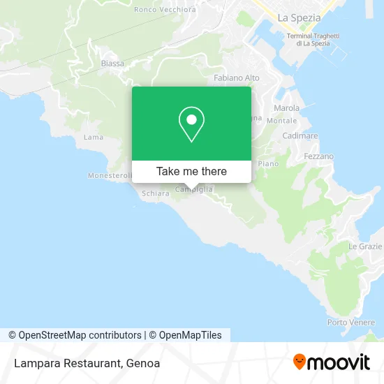 Lampara Restaurant map