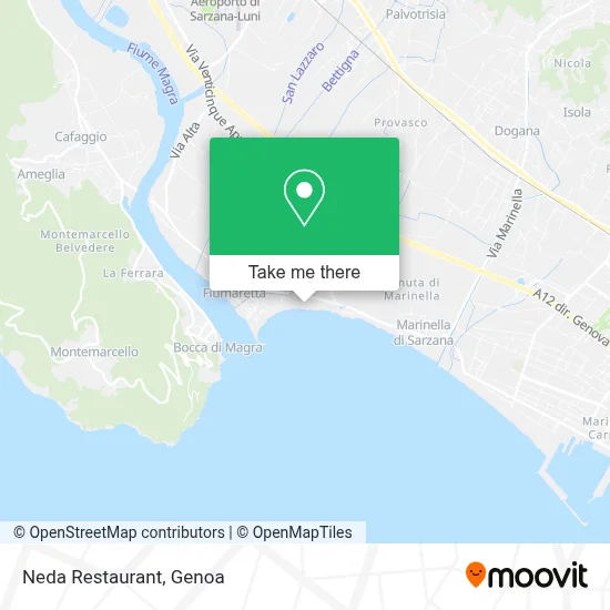 Neda Restaurant map