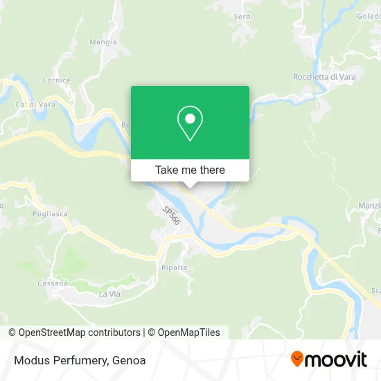 Modus Perfumery map