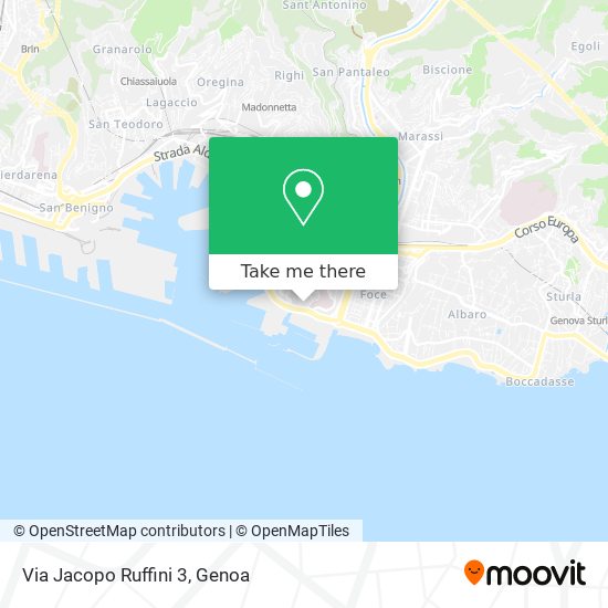 Via Jacopo Ruffini 3 map