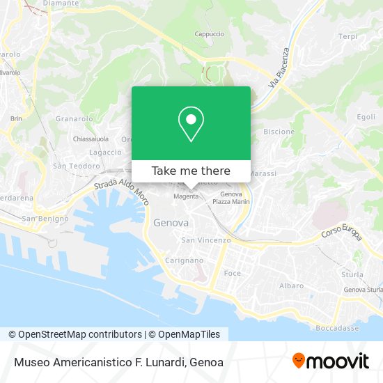 Museo Americanistico F. Lunardi map