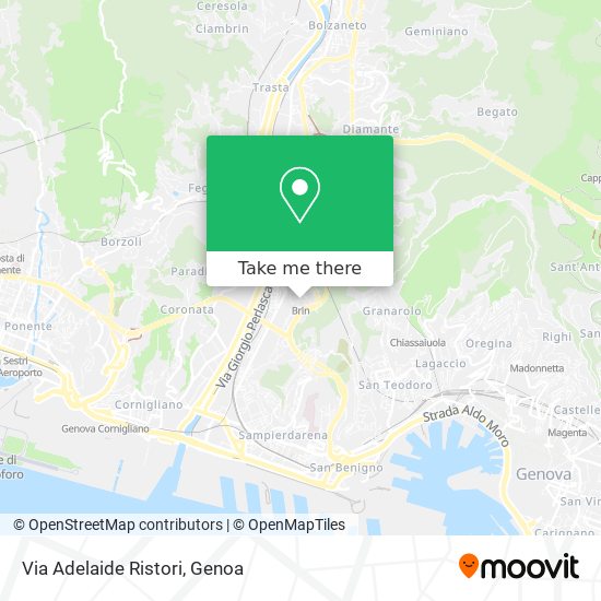 Via Adelaide Ristori map