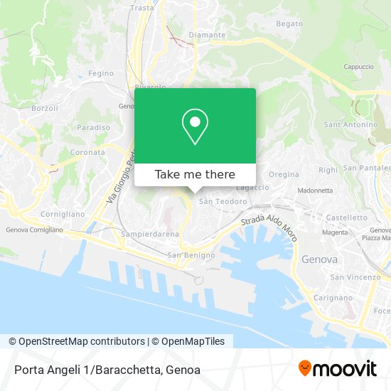 Porta Angeli 1/Baracchetta map