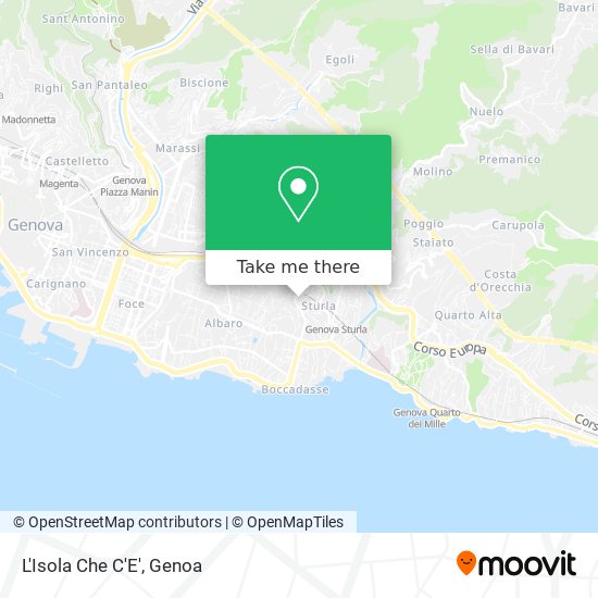 L'Isola Che C'E' map