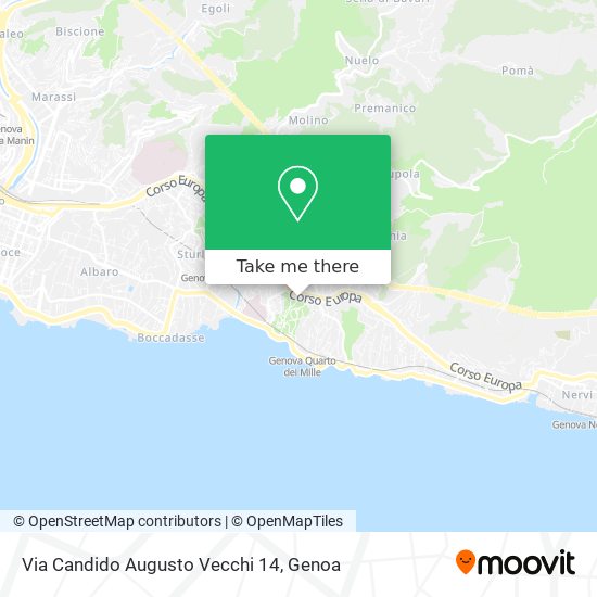 Via Candido Augusto Vecchi 14 map