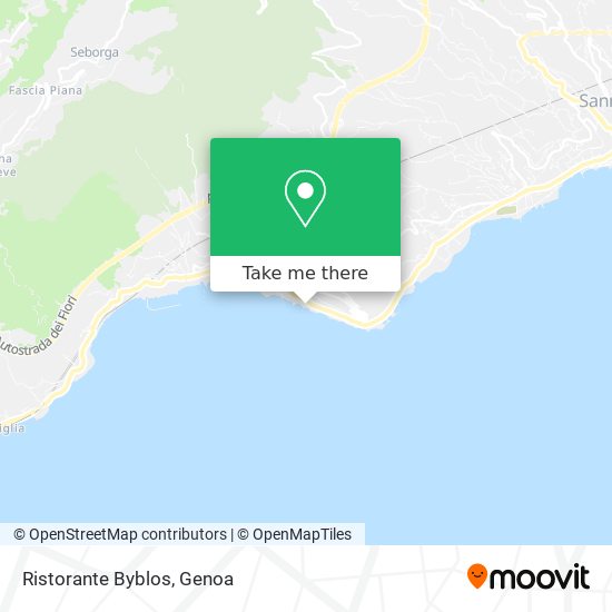 Ristorante Byblos map