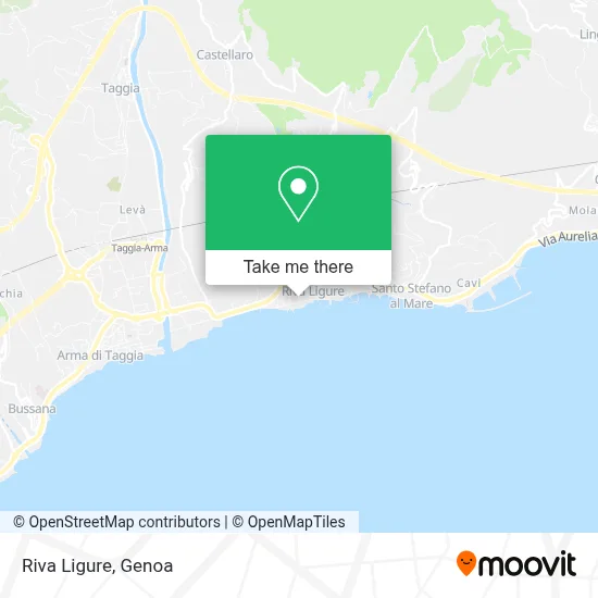 Riva Ligure map
