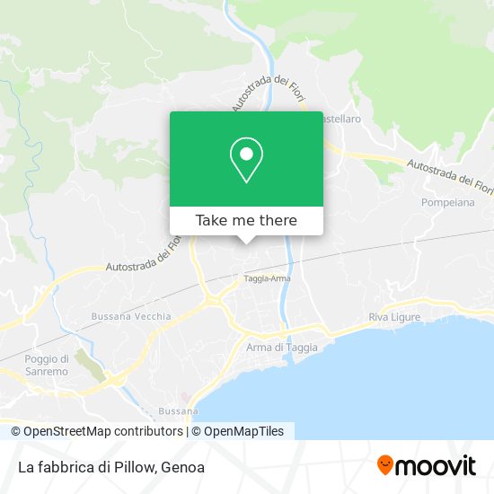 La fabbrica di Pillow map