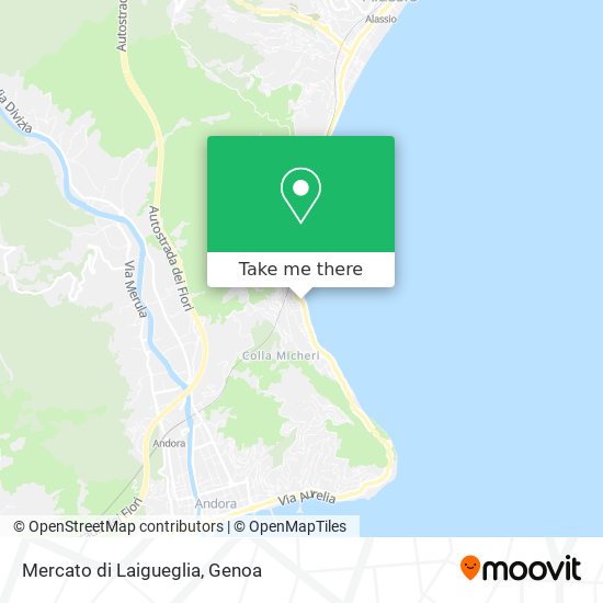 Mercato di Laigueglia map
