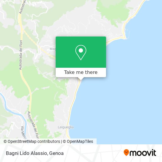 Bagni Lido Alassio map
